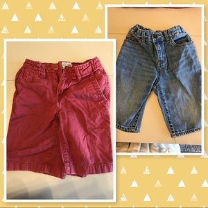 2 Pair Boys Children’s Place Shorts Sz 6